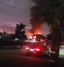 Fire in La Habra